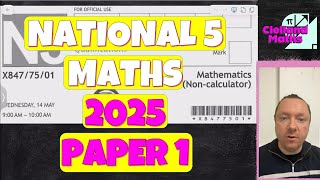 National 5 2025 Paper 1