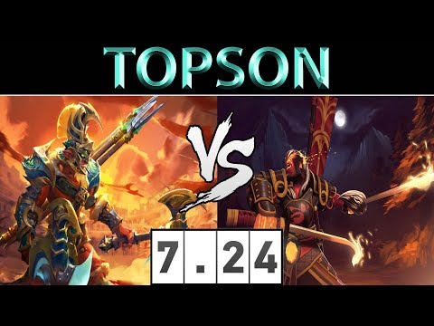 TOPSON [Troll Warlord] vs [Ember Spirit] ► EU Ranked ► Dota 2 7.24