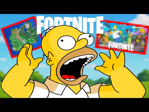 SIMPSONOVI VE FORTNITE LEAKNULI TÝDEN PŘEDEM...