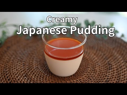 Creamy Japanese Pudding: A Taste of Japanese Dessert Culture | Melt in your mouth!