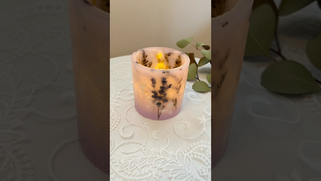 🪻ラベンダーと紫陽花のボタニカルランタン作り♡