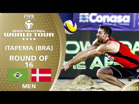 Evandro/Alvaro Filho vs. Brinck/Abell - Men's Round of 16 | 4* Itapema 2021
