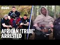 Moment African Tribe ARRESTED As Police Immigration Officers Swoop On Kubala Campsite