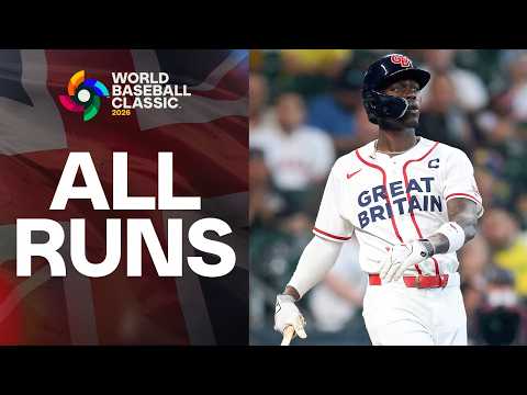 ALL RUNS: Team Great Britain closes out its World Baseball Classic run with a STRONG showing 😤