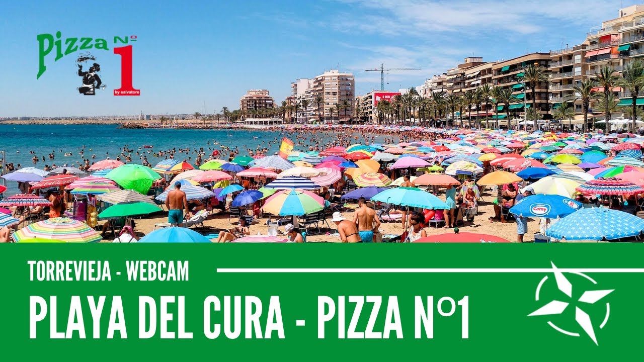 Live webcam view of Playa del Cura Beach, Torrevieja