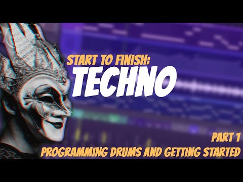Start To Finish: High Tech Minimal Techno | Part 1: Programming Drums and FX | FL Studio Tutorial