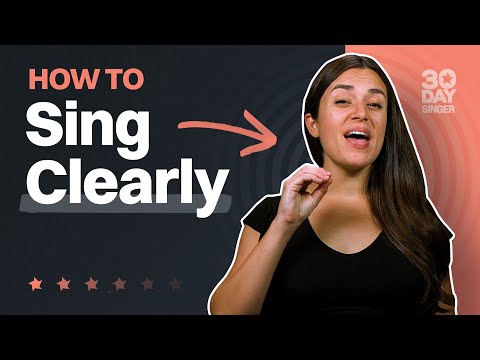 How To Sing With A Clear Voice In 5 Minutes! SUPER Easy For Beginners | 30 Day Singer