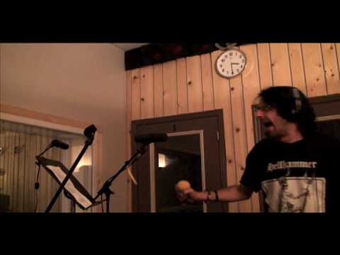 Randy Blythe recording vocals on Overkill's 