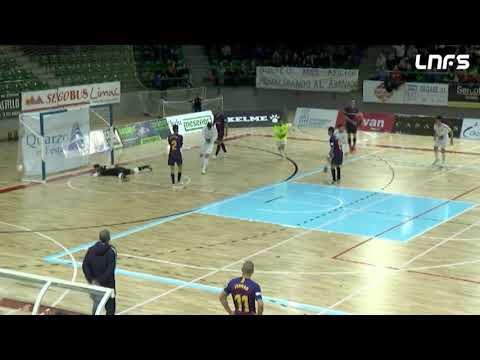 Gol Álex Fuentes (2-5) Naturpellet Segovia - Barça Lassa. J18, 1Div. LNFS