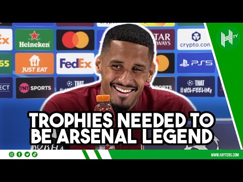 Only ever ARSENAL, I want to be a LEGEND | William Saliba | Arsenal v Olympiacos