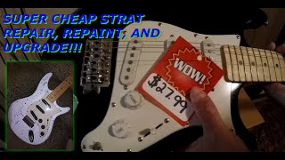 Video thumbnail for PAWN SHOP REBUILD! - $30 Behringer Strat by Obscured Guitars