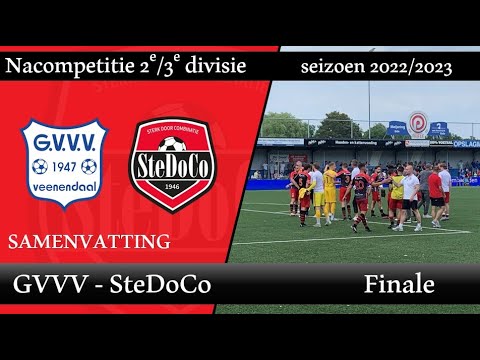 Samenvatting GVVV - SteDoCo (24/06/23, nacompetitie finale)