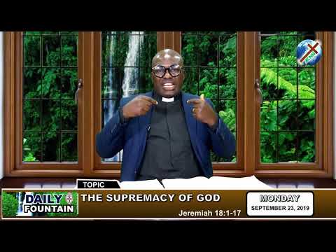 DAILY FOUNTAIN OF SEPTEMBER 23, 2019 - THE VEN. SAMSON EMEKA EZEA