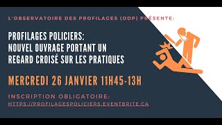 Lancement du livre Profilages policiers