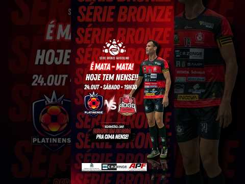 QUARTAS DE FINAL - Paranaense de Futsal Série Bronze 2026 - Platinense CRZenge x ADGG Goioerê