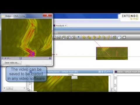 CIVA Tutorial - CIVA ATHENA2D Video generation