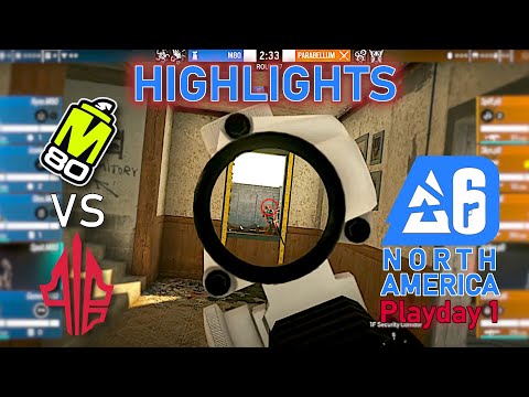 SPOIT FIRST GAME IN NA! M80 vs Parabellum - HIGHLIGHTS - Playday 1 - NAL 2023 Stage 1 - R6 Esport