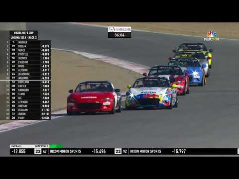 IMSA WTSC第9戦ラグナ・セカ 2021 Mazda MX-5Cup 決勝レースライブ配信動画