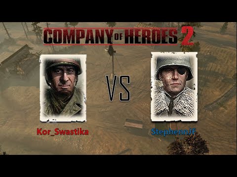 [COH2]USF(Heavy Cavalry Company) vs WM(Lightning War Doctrine) 2019 11 21