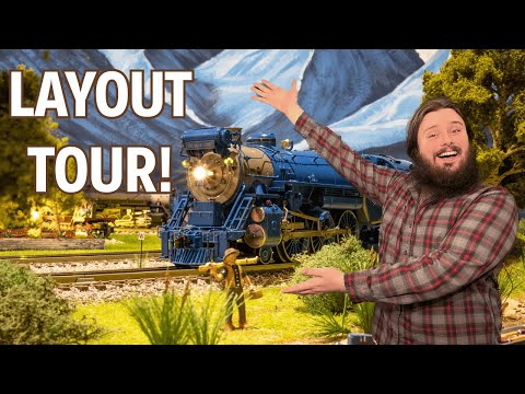 O Gauge Train Layout Tour | Realistic Model Trains