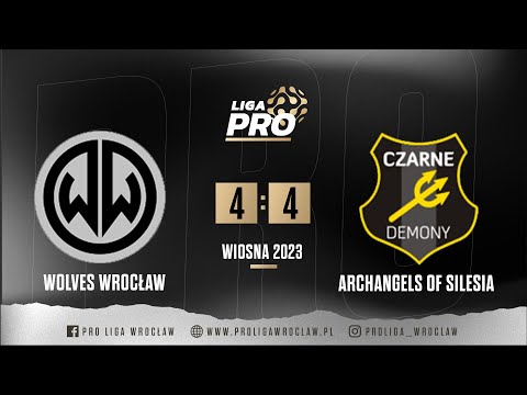 Skrót | Wolves Wrocław - Archangels of Silesia 4:4, Sezon Wiosna 2023, PRO Liga Wrocław, 20.03.2023
