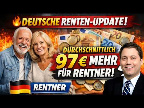 🔥 Deutsche Renten-Update: Durchschnittlich 97 € mehr für Rentner – Wer hat Anspruch darauf?
