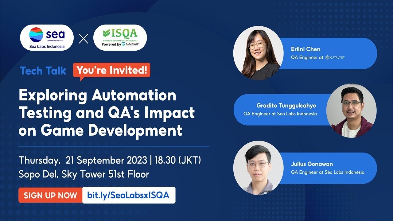 ISQA Chapter Jabodetabek - Exploring Automation Testing and QA's Impact on Game Development