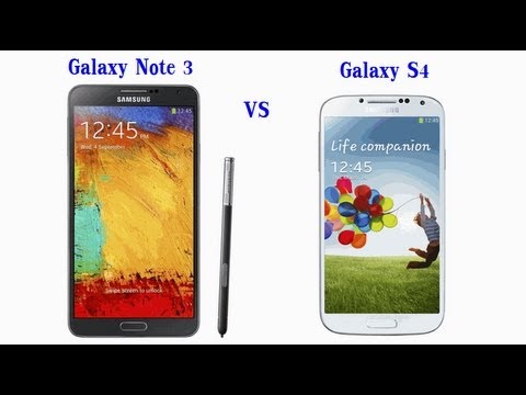 Samsung Galaxy Note 3 VS Galaxy S4- Detailed Features Comparison