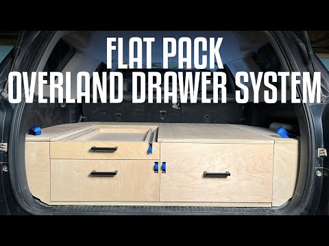 Flatpack Overland Drawer System - Build it Yourself!