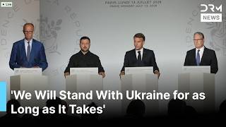 Macron, Merz, Starmer and Zelenskyy Hold Historic Press Conference After Paris Ukraine Summit | AC1G