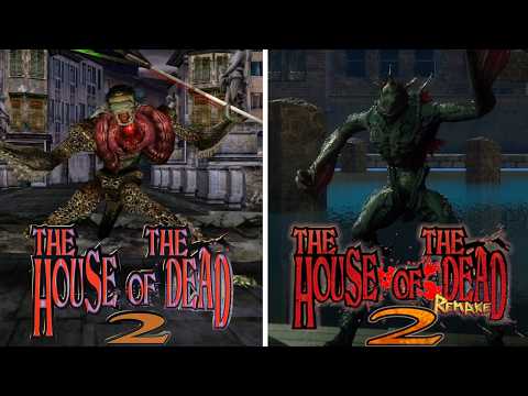 The House of The Dead 2 Remake - All Boss Comparison Original (1998) vs Remake (2025) It's BAD