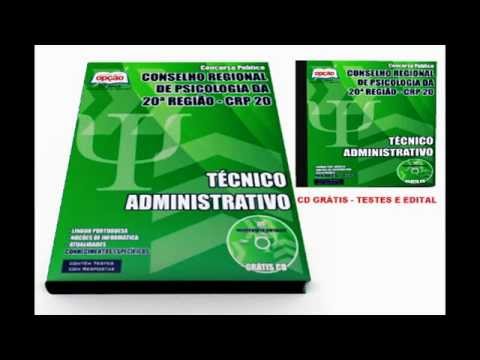 Apostila Concurso CRP-20 2015 - Técnico Administrativo