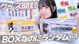 【グッズ開封】毎日のように届くグッズたち📦ランダムBOXがやばすぎる！💦「桃源暗鬼・多聞くん今どっち!?・サカモトデイズ・ウィンブレ」