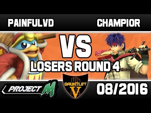 PainfulVD (Dedede) VS Champior (Ike) | Gauntlet V Project M | Losers Round 4