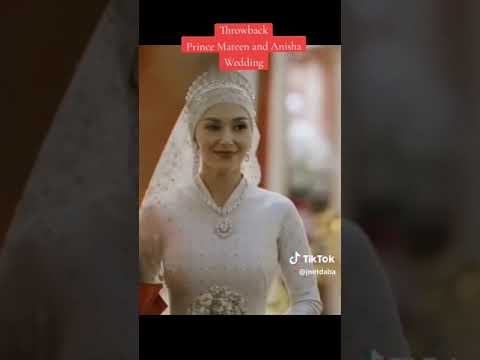 WEDDING ROYAL FAMILLY PRINCE & PRINCESS ABDUL MATEEN WITH ANISAH ROSENAH 11-01-2024