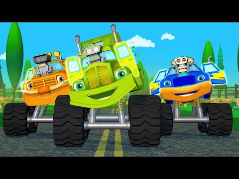 Wheels On The Truck Song 🚙 MONSTER TRUCK SPECIAL | GiggleBellies