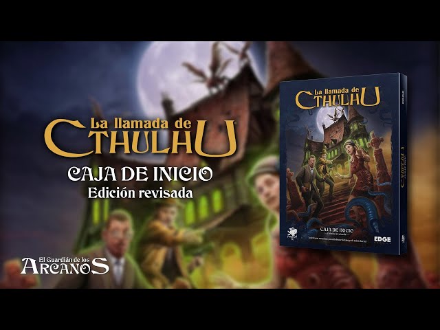 Vídeo relacionado con Edge Studio | Caja de inicio: La llamada de Cthulhu Edición revisada | Juego de Rol de Investigación y Terror | A Partir de 12 Años | De 2 a 6 Jugadores | 30-120 Minutos por Partida | Español