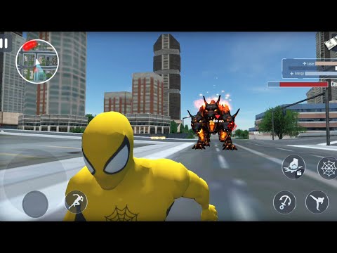 Spider Superhero Vs Monster Villains | Flying Spider Rope Hero City Rescue - Android GamePlay