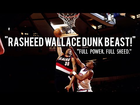 Rasheed Wallace Ultimate Dunk Mixtape | Bullets to Celtics 🔥 FULL Career Jam Fest!