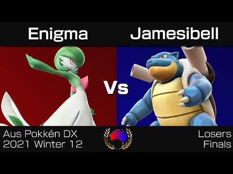 Aus Pokkén DX 2021 Winter 12 - Losers Finals: Enigma (Gardevoir) vs. Jamesibell (Blastoise)