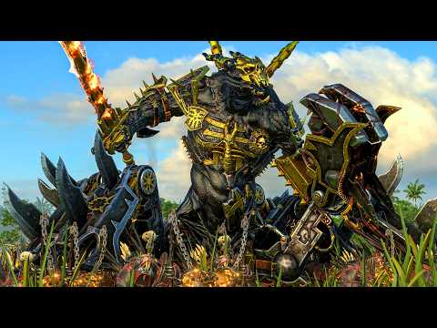 KHORNE vs LIZARDMEN - TotalWar: Warhammer 3