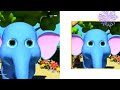 एक मोटा हाथी Ek Mota Hathi(funny video effect) Hindi Rhymes & Nursery rhymes