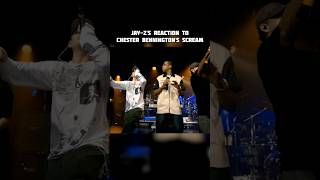 Jay-Z&#39;s reaction to Chester Bennington&#39;s scream