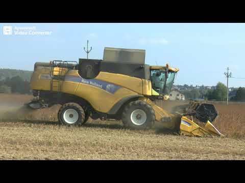 Sklizeň sóji ve Verdeku New Holland 2021