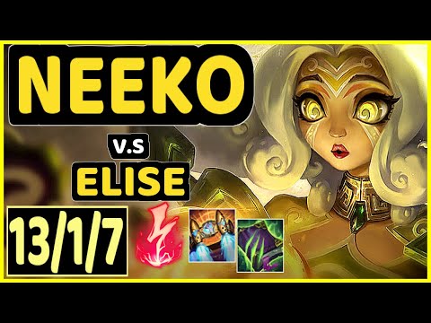 NEEKO vs ELISE - 13/1/7 KDA JUNGLE CHALLENGER GAMEPLAY - NA
