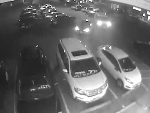 Surveillance video of 12/16/19 Burien Ross Dress for Less crash