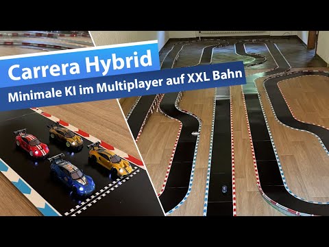 Carrera Hybrid: Minimal AI - is multiplayer fun? We're racing on an XXL track!