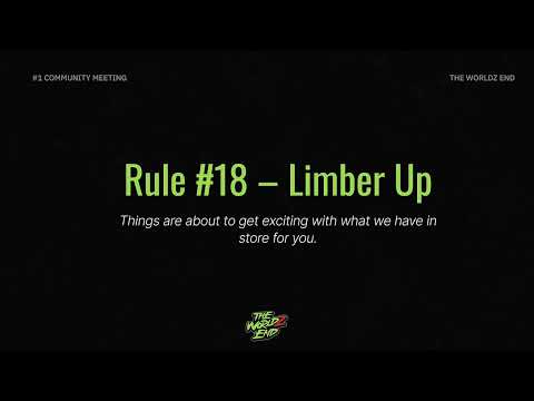 THE WORLDZ END Server is BACK? Ravage & Hoss Reveal All in Community Meeting