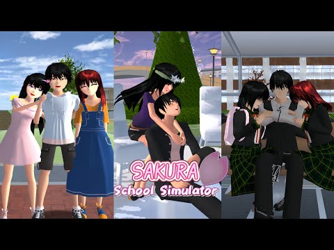 Re-upload of the Sakura School Simulator short video compilation Gala and Rumi part 18 #sakura #s...