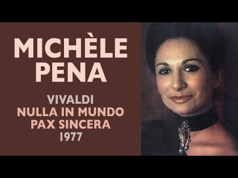 Michele Pena sings an expansive motet with fluidity